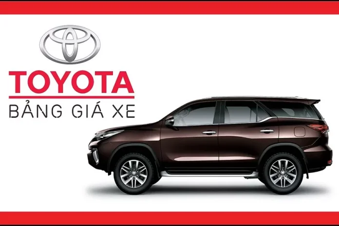 Giá xe ô tô Toyota tại Bình Thuận