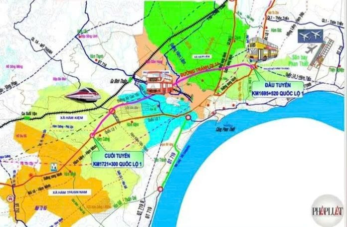 Đường nối sân bay Phan Thiết với cao tốc Bắc-Nam 2.900 tỉ Đường nối sân bay Phan Thiết với cao tốc Bắc-Nam 2.900 tỉ