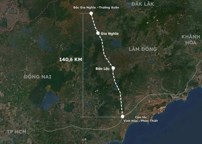 Đề xuất hướng tuyến Cao tốc Gia Nghĩa - Bảo Lộc - Phan Thiết Đề xuất hướng tuyến Cao tốc Gia Nghĩa - Bảo Lộc - Phan Thiết